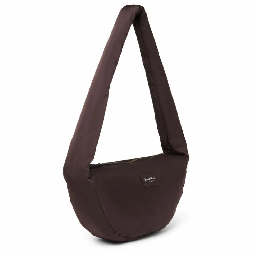 Mini sac bandoulière Puffy | Marron