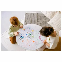 Mini set de table à colorier Poney avec 4 feutres