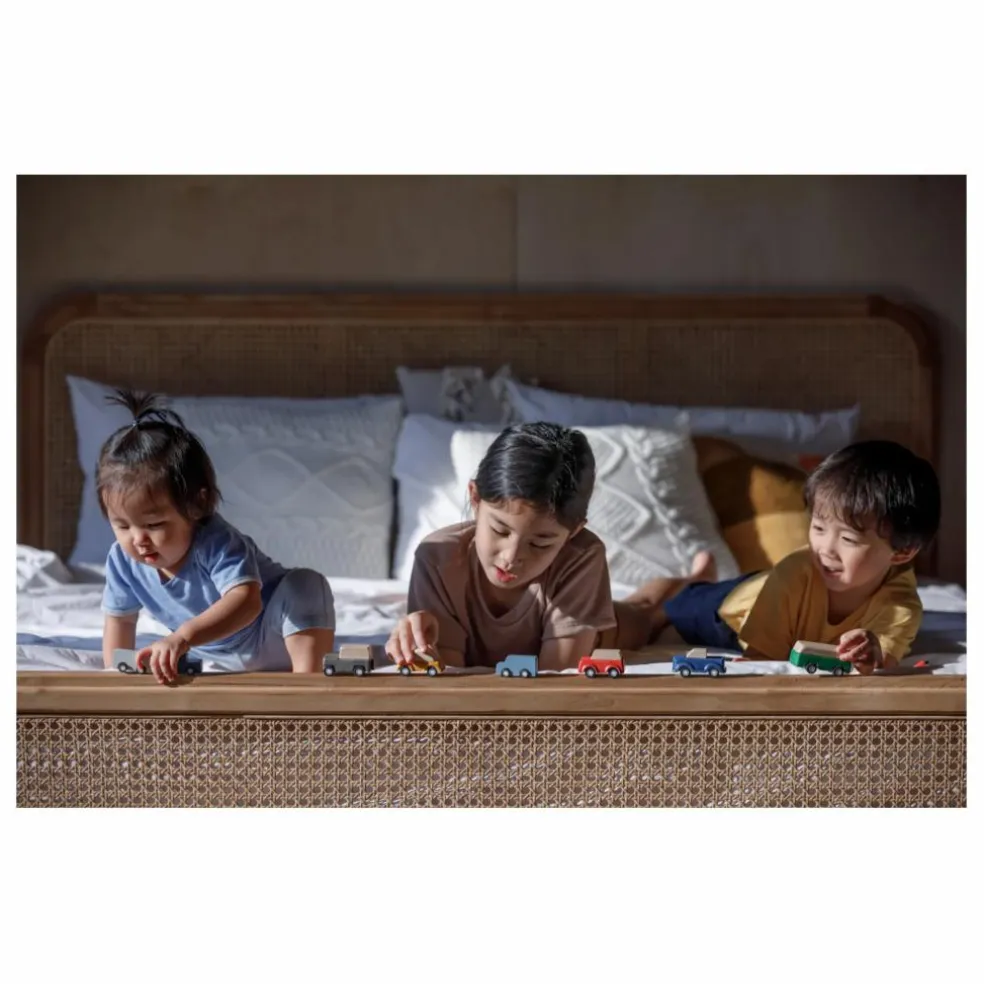 Mini véhicules en bois - Set de 5