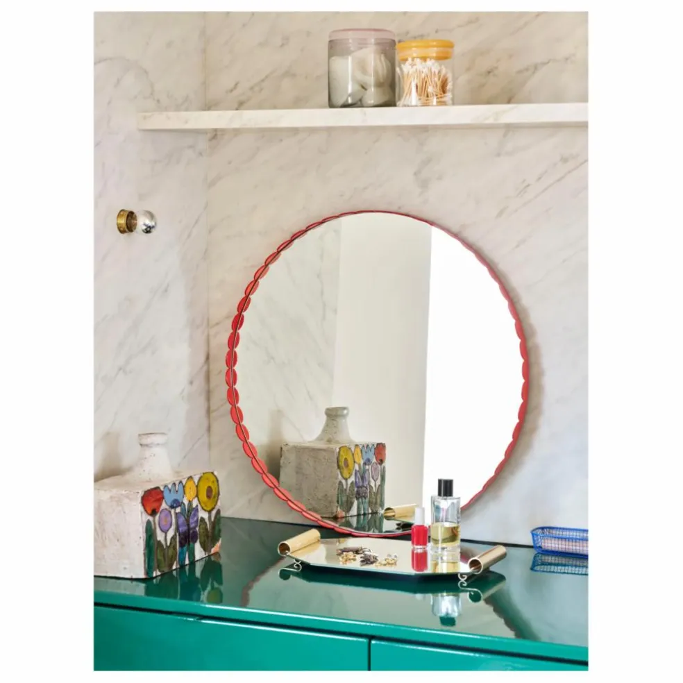 Miroir Arcs - Muller Van Severen | Rouge