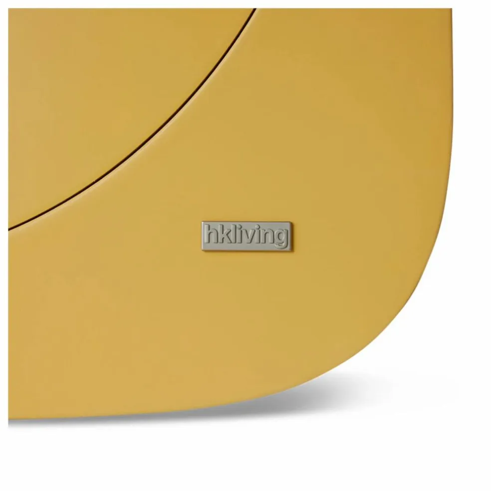 Miroir Curve | Jaune moutarde