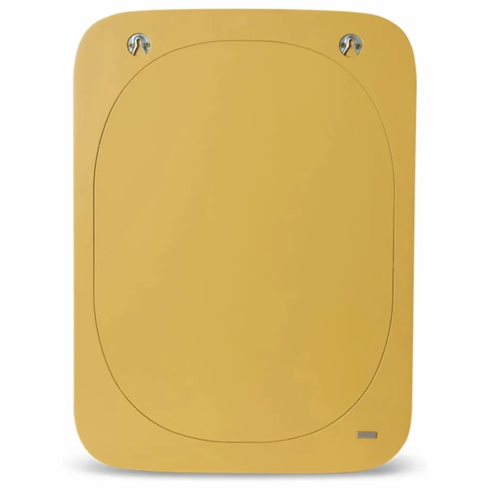 Miroir Curve | Jaune moutarde