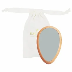 Miroir de sac et sa pochette