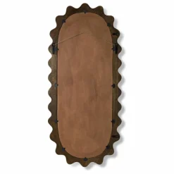 Miroir en bois Ripple | Bois foncé