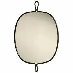 Miroir en inox brossé Arpège | Noir