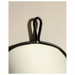 Miroir en inox brossé Arpège | Noir
