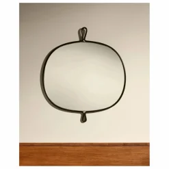 Miroir en inox brossé Arpège | Noir