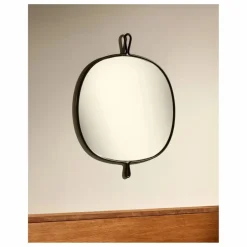 Miroir en inox brossé Arpège | Noir