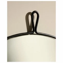 Miroir en inox brossé Arpège | Noir
