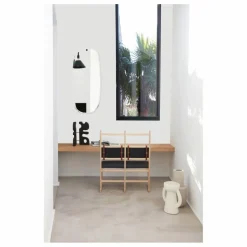 Miroir extra plat biseauté - forme aléatoire rectangulaire 35x83 cm