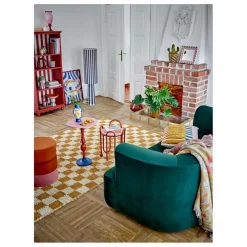 Miroir mural Badia en pin | Rose