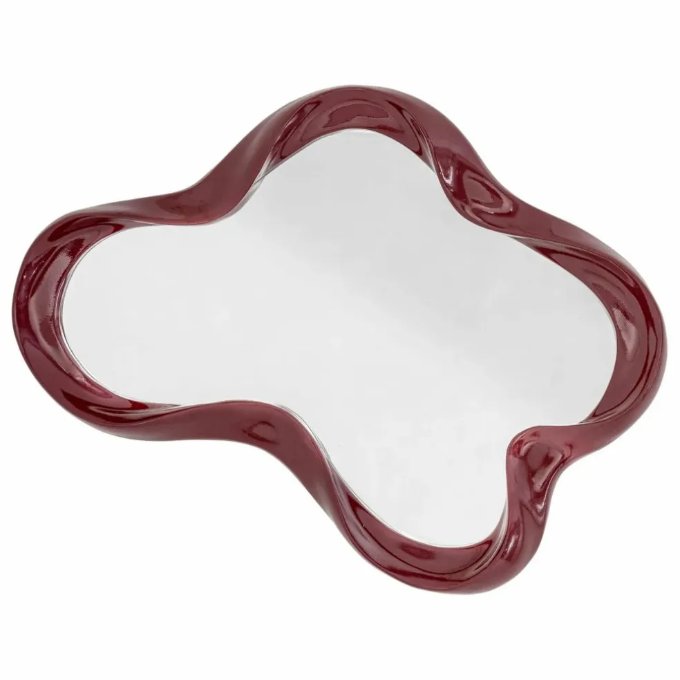 Miroir mural Violeta | Rouge cerise