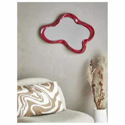 Miroir mural Violeta | Rouge cerise