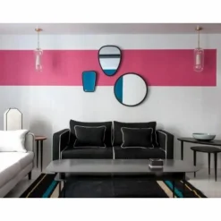 Miroir Organique 63x90 cm | Chêne noir