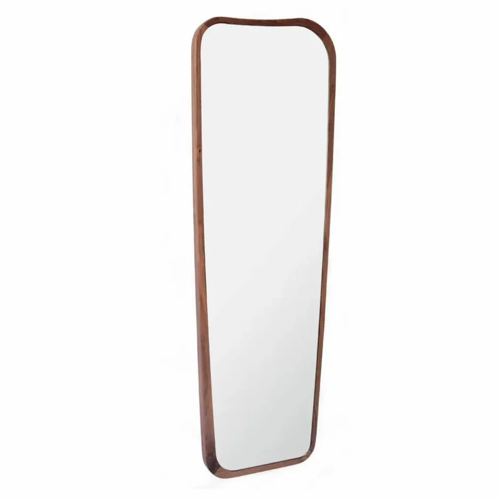 Miroir Organique 140x50 cm | Noyer