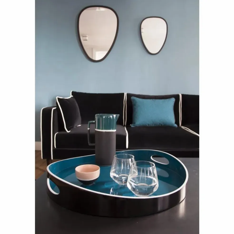 Miroir Ovo | Chêne noir