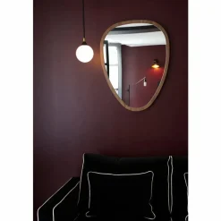 Miroir Ovo | Chêne noir