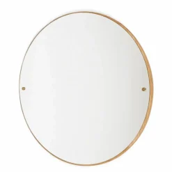 Miroir rond CM1 en bois | Chêne