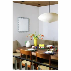 Miroir Zigzag | Bleu Clair