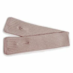 Mitaines en laine mérinos Madeleine | Vieux Rose