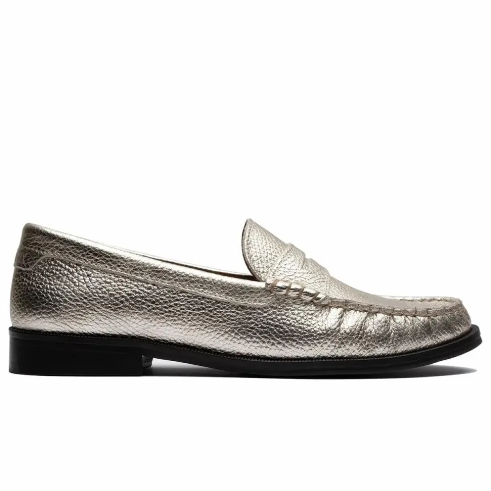 Mocassin Penny Métallisés | Champagne