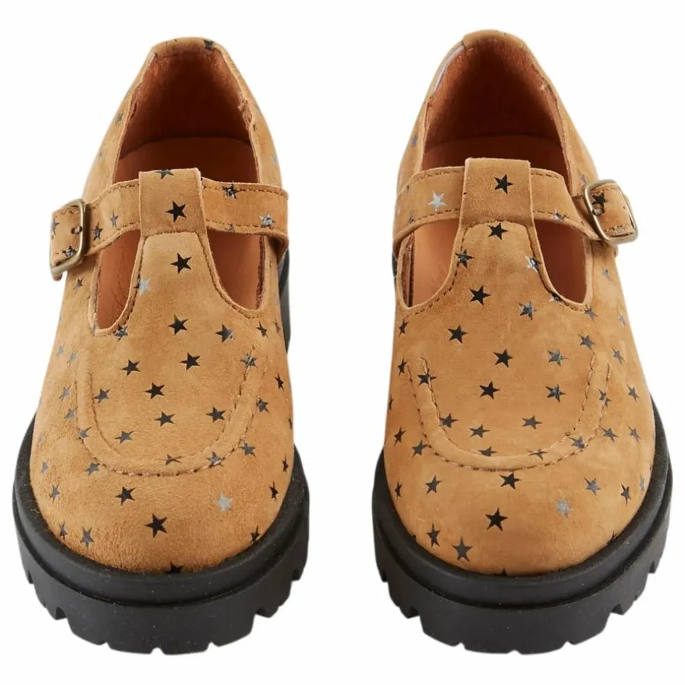 Mocassins Etoiles Cuir | Camel