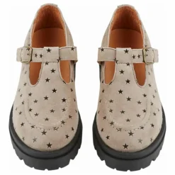Mocassins Etoiles Cuir | Gris