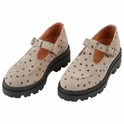 Mocassins Etoiles Cuir | Gris