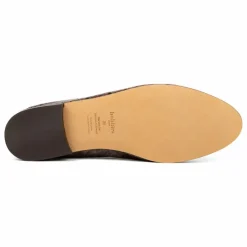 Mocassins Jill Cuir Embossé Serpent | Brun