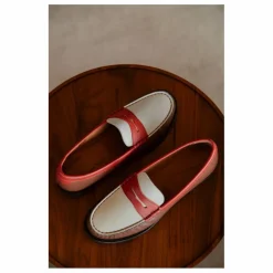 Mocassins Penny Tricolore | Marron