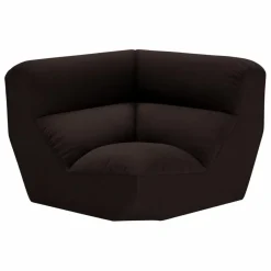 Module d'angle canapé modulable Hi Lo AV55 | Marron foncé