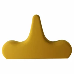 Module double lounge Welle en laine | Jaune