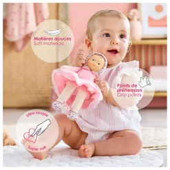 Mon doudou - Miss Ballerine Rose Grenadine | Rose pâle