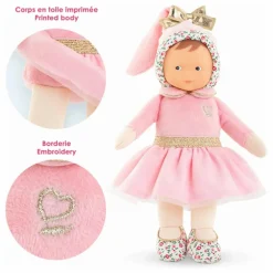 Mon doudou - Miss Ballerine Rose Grenadine | Rose pâle