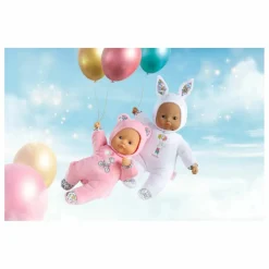 Mon doudou - Poupée Pti' Cœur Ours | Rose pâle