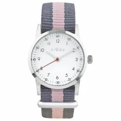 Montre Blossom Bracelet Rayé | Rose pâle