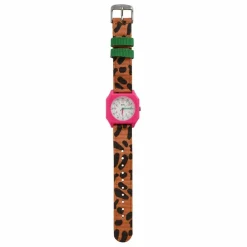 Montre Léopard - Mini Kyomo x Taxi Brousse | Marron