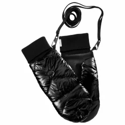 Moufles Convertibles Mitaines Vinyle | Noir