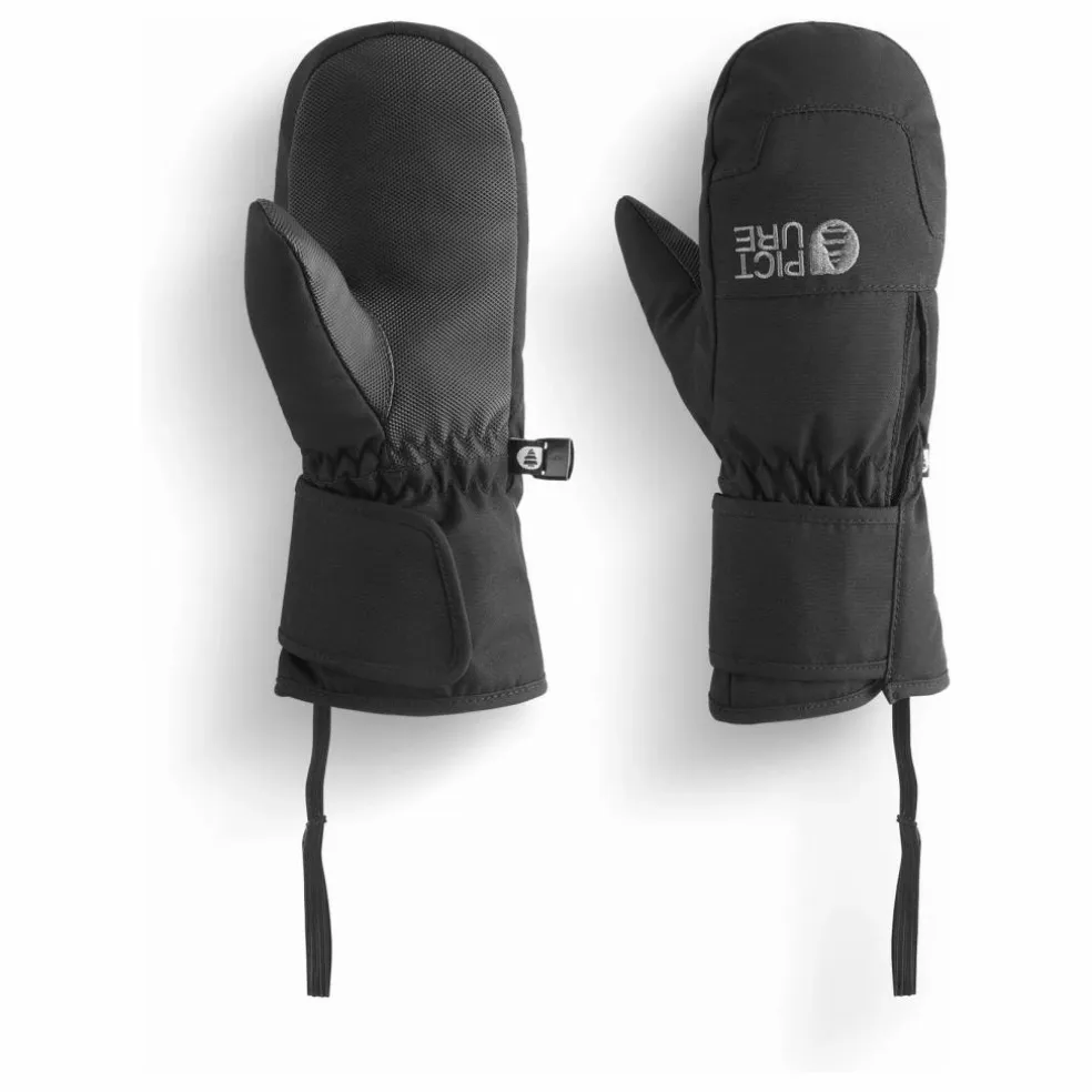 Moufles de Ski Graby Fibres Recyclées | Noir