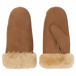 Moufles Doa Peau Lainée | Camel