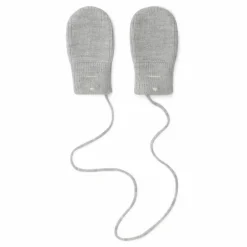 Moufles en Maille Bébé | Gris