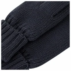 Moufles Maille Doublées Polaire | Bleu marine