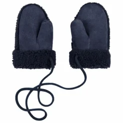 Moufles Teddy Peau Lainée Mérinos - Collection Enfant | Bleu marine