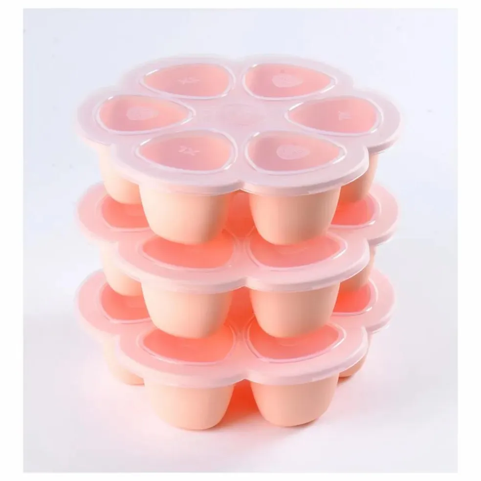Moule multiportions en silicone - 6 x 150 ml | Rose pâle