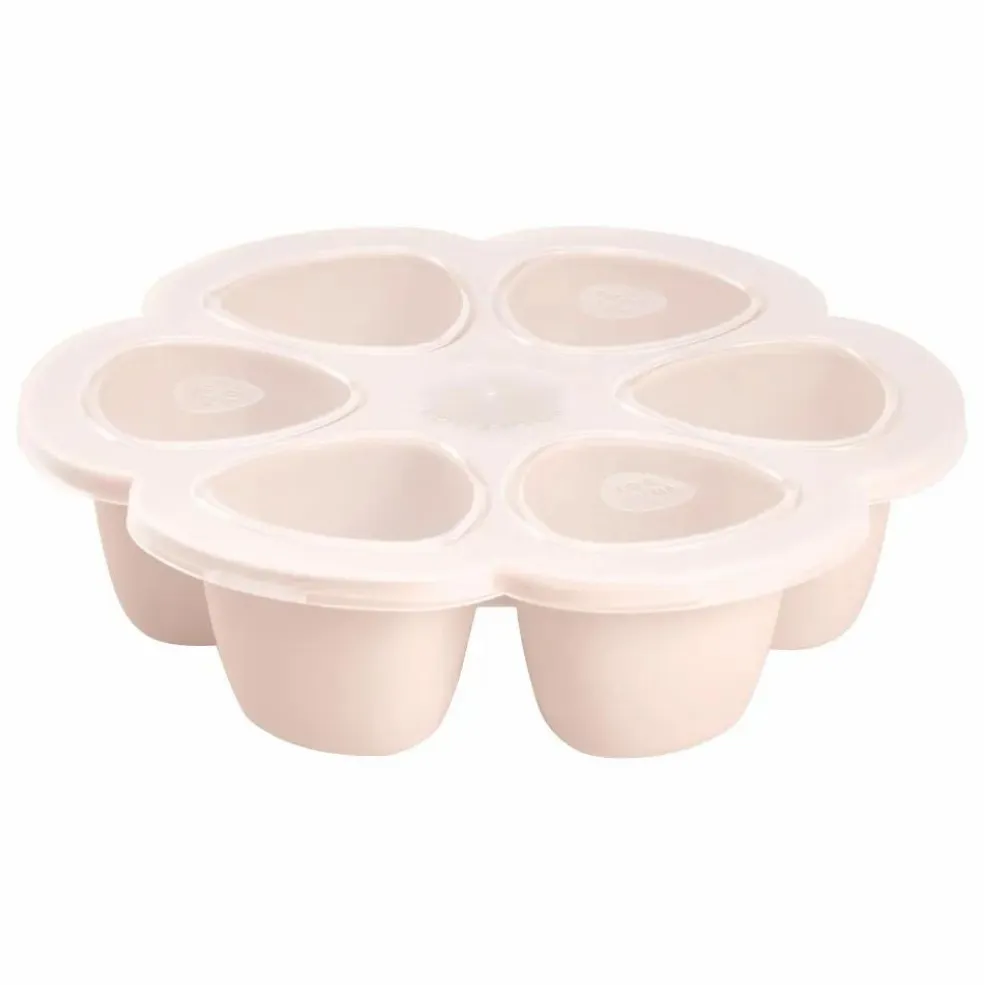 Moule multiportions en silicone - 6 x 90 ml | Rose pâle