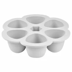 Moule multiportions en silicone - 6x90 ml | Gris clair