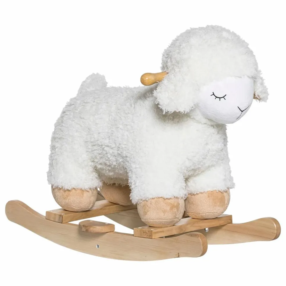 Mouton à bascule Laasrith | Blanc