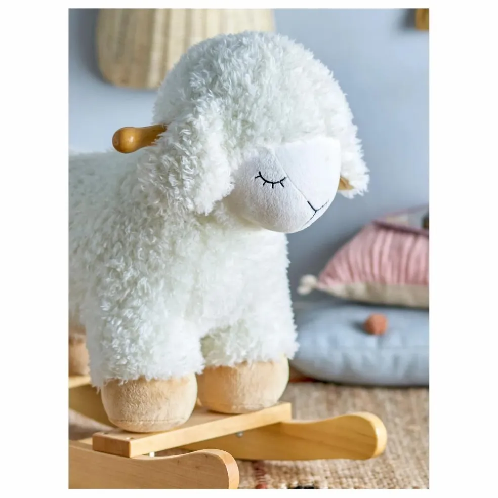 Mouton à bascule Laasrith | Blanc