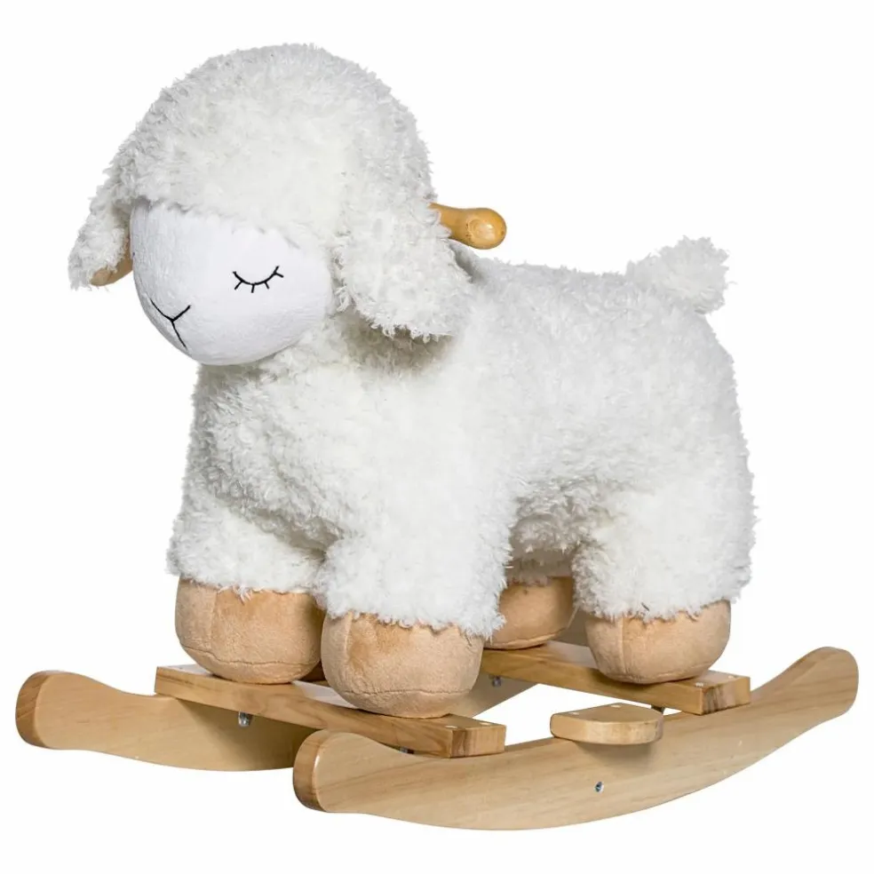Mouton à bascule Laasrith | Blanc