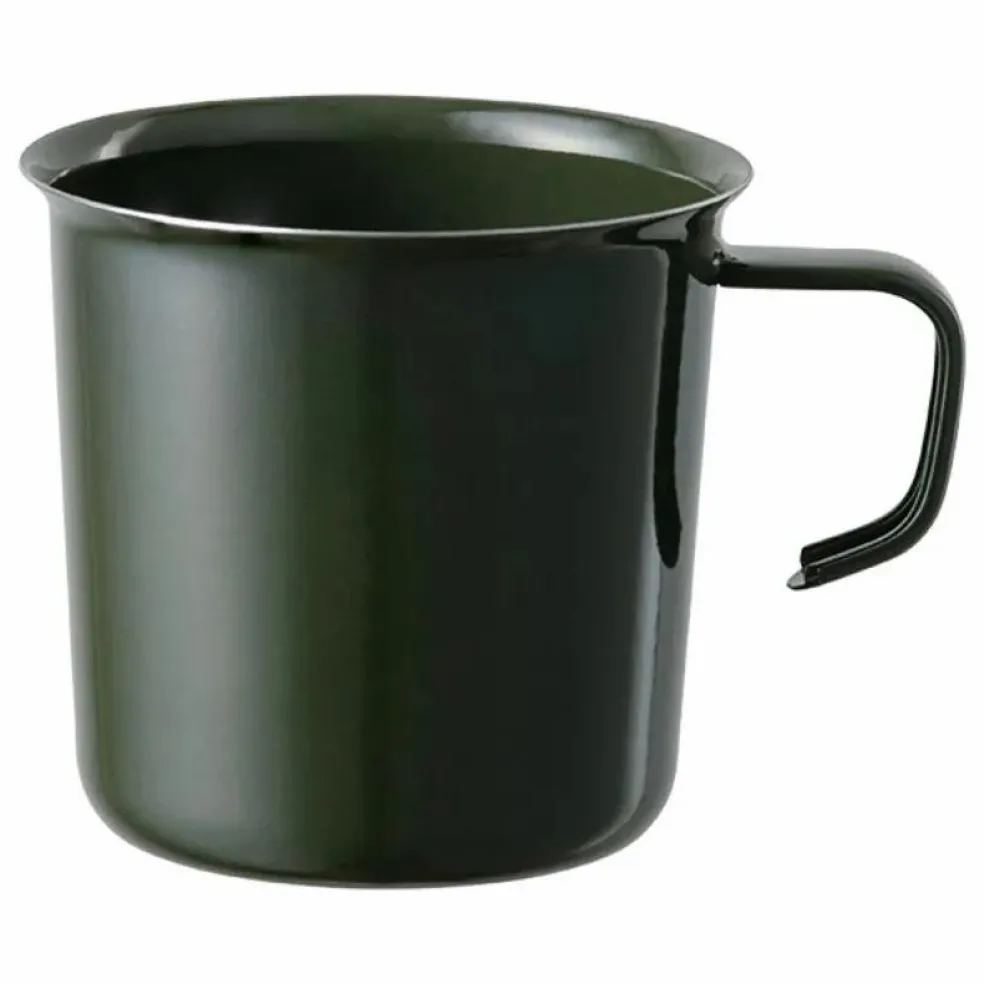 Mug en émail Foris | Vert forêt